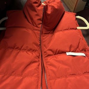 Burnt Orange Puffer Vest